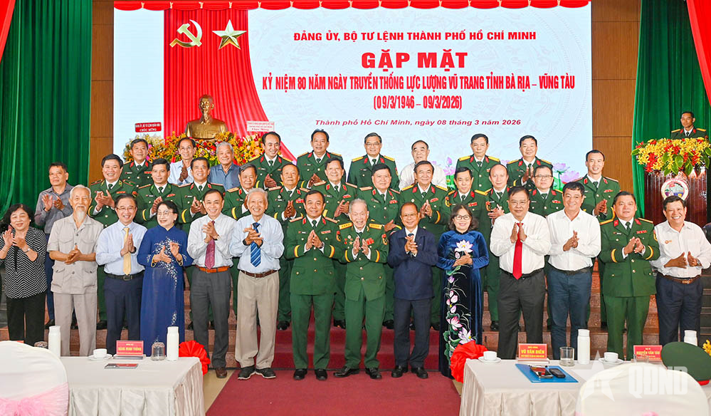 Gặp mặt kỷ niệm 80 năm Ngày truyền thống lực lượng vũ trang Bà Rịa-Vũng Tàu